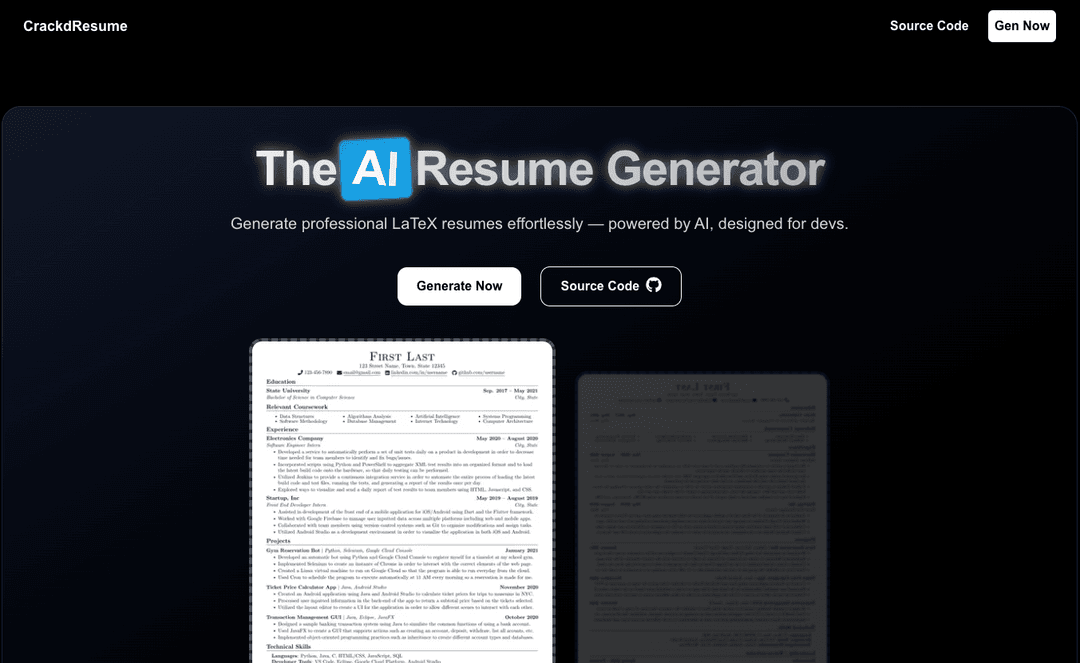 CrackdResume screenshot